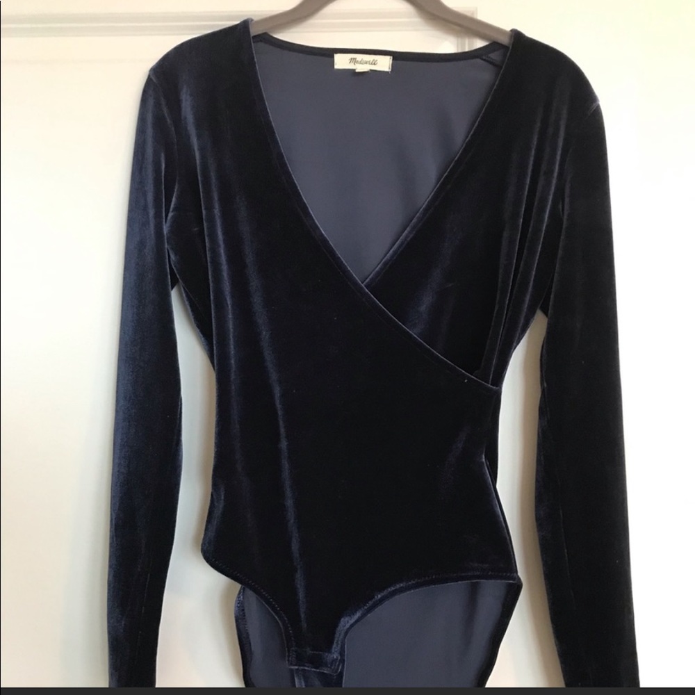 Madewell small blue bodysuit gorgeous